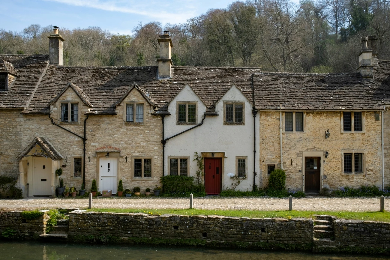 A Row Of Cottages