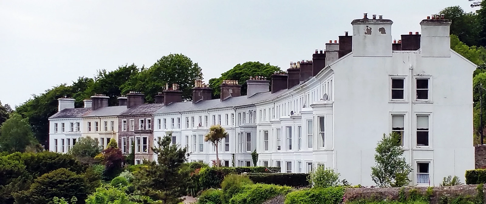 A Victorian terrace housing crescent 